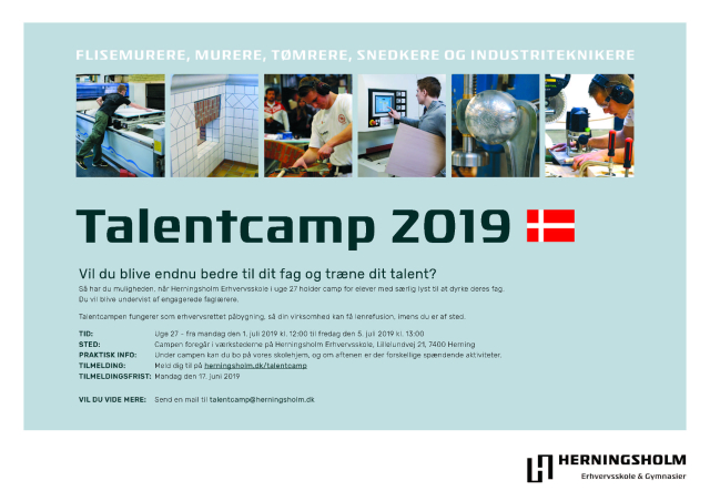 Talentcamp sommer 2019